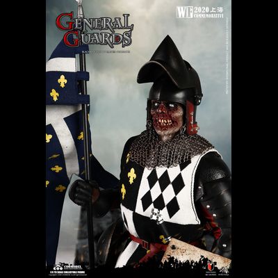 Страж генерала (Черный рыцарь, лимитированная версия) - Коллекционная ФИГУРКА 1/6 scale SERIES OF EMPIRES (DIECAST ALLOY) - GENERAL GUARDS (BLACK KNIGHTS WF2020 LIMITED VERSION) (SE2001) - COOMODEL