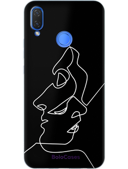 Чехол для Huawei  с дизайном Total Black №13