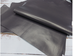 Кожа натуральная (овчина) А4 цвет серый перламутр