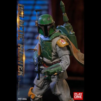 Боба Фетт (Звездные Войны, Star Wars: The Empire strikes back) - Коллекционная фигурка 1/12 SCALE Galactic Hunter (POT-0006) - Play One twelve