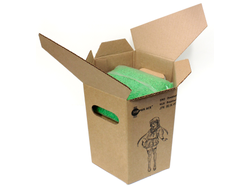 Комплект для декора и гидрофобизации венцов сруба. Зелёный светлый.