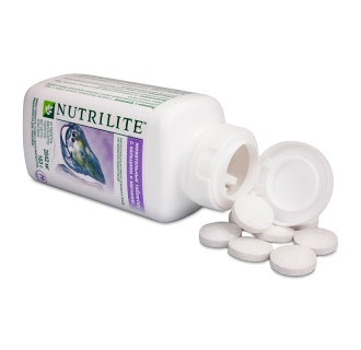 NUTRILITE™ Жевательные таблетки с кальцием и магнием  (80 шт)