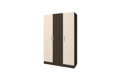 Леси шкаф 3-х створчатый без зеркал Венге/Дуб