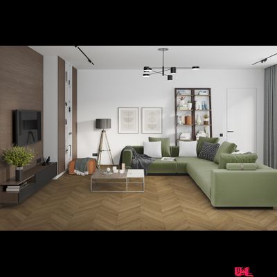 Кварцвиниловая плитка Damy Floor Chevron LVT Лувр DF04-Ch-LVT 43 класс толщина 2.5 мм с фаской клеевая 3.048 м2
