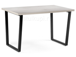 Стол Лота Лофт 120 25 мм юта / черный матовый