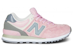 New balance 574 Розовые с серым женские (37-41) Арт. 072М