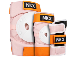 Купить комплект защиты NKX Kids 3-pack Pro (Pink/Orange) в Иркутске