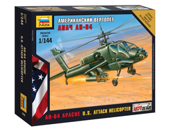 Сборная модель: (Звезда 7408) Американский вертолет "Апач" АН-64