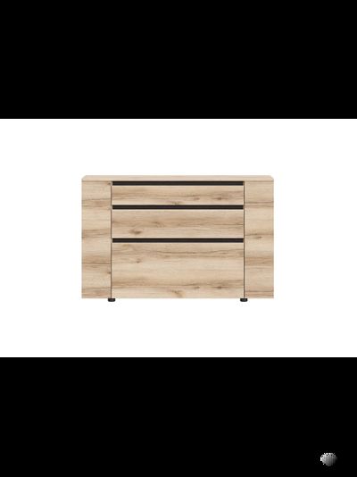 Берген комод Дуб делано/Венге