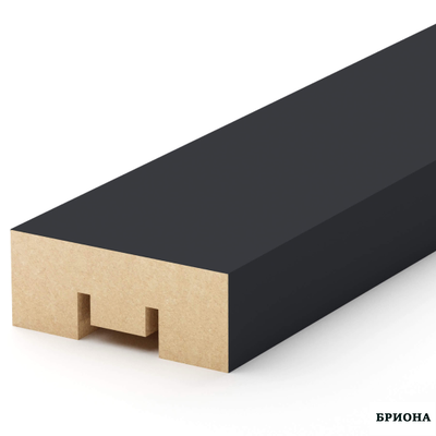 Интерьерная рейка Black 16*40*2700