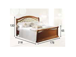 Кровать "capitonne" с изножьем 160x200 см
