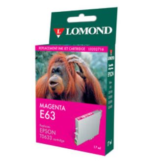 Картридж для принтера Epson, Lomonnd E63 Magenta, Пурпурный, 17мл, Пигментные чернила