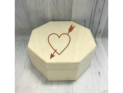 Шкатулка для влюбленных, на 14 февраля с гравировкой №5