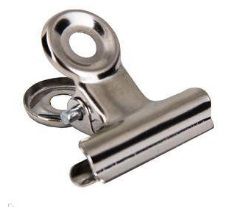 ЗАЖИМ ПРИЩЕПКА ДЛЯ НОГТЕЙ (МЕТАЛЛИЧЕСКАЯ 4СМ),  1шт.------CLIP PENTRU EXTENSIA UNGHILOR 1b.