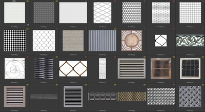 Перфорация, сетка