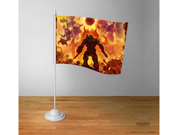 Флажок настольный Doom/ Дум №8