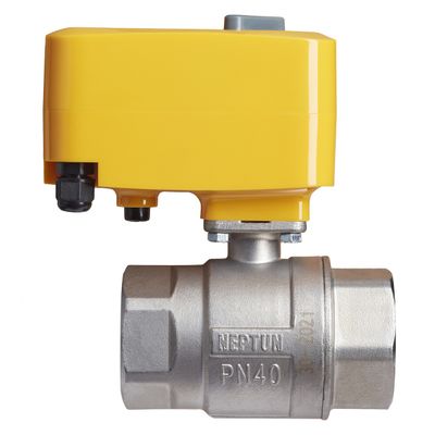Кран шаровой с электроприводом Neptun Bonomi 220B диаметр 1½" дюйма