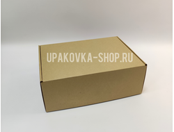 Коробка с откидной крышкой 270*200*100 мм БУРЫЙ