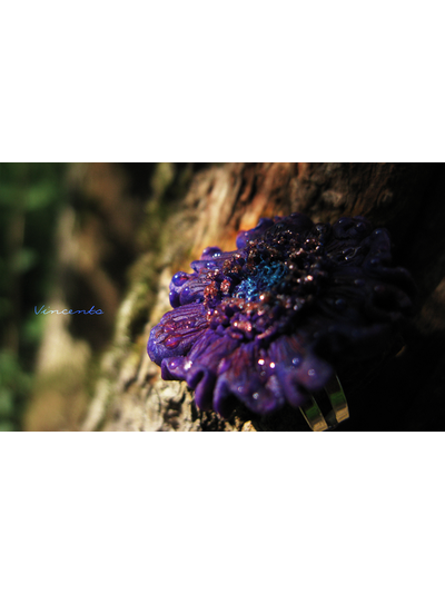 Пыльца Фей. Волшебное украшение - цветок из полимерной глины