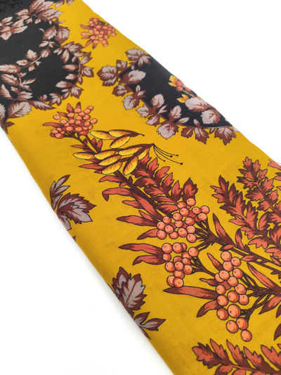 Павловопосадский платок Рябина 352-18