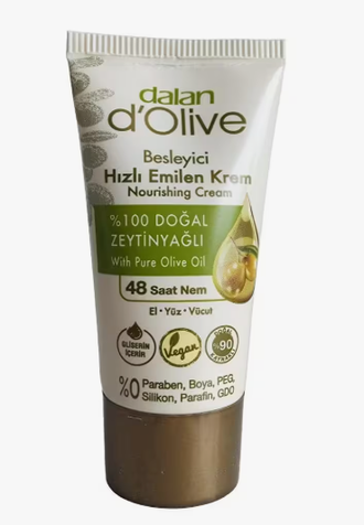 DALAN Крем для рук и тела D'Olive Питательный с маслом оливы, 20 мл