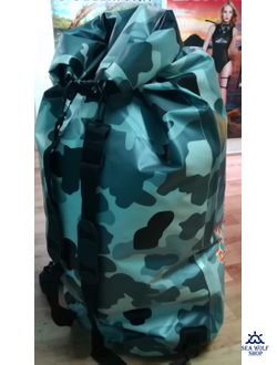 ГермоРюкзак 100л JpF c лямками серый хаки, 105х35см