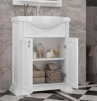 Мебель для ванной Opadiris Риспекто 65 белый матовый