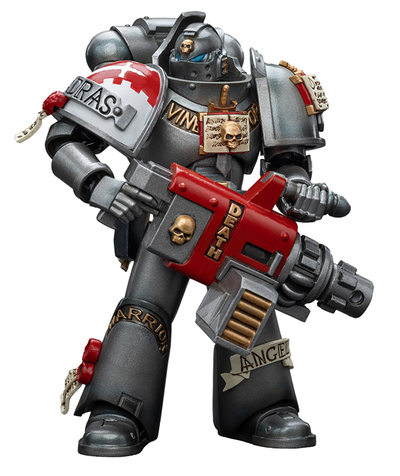 Серый рыцарь ударного отделения (Warhammer 40k) - КОЛЛЕКЦИОННАЯ ФИГУРКА 1/18 Strike Squad Grey Knight with Psycannon (JT9015) - JOYTOY