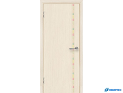 Дверь межкомнатная глухая ПВХ ДГ-03 с раскладкой купить в Челябинске | КВИРТЕК