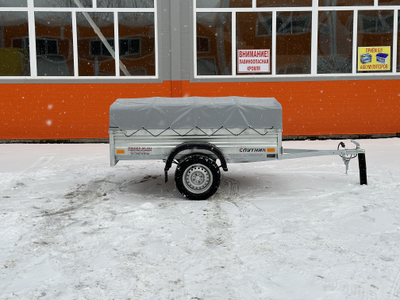 Прицеп «Спутник Expert» (2000х1300х480) увеличенный борт, оцинкованная рама, без подрамника ХИТ ПРОДАЖ!!!