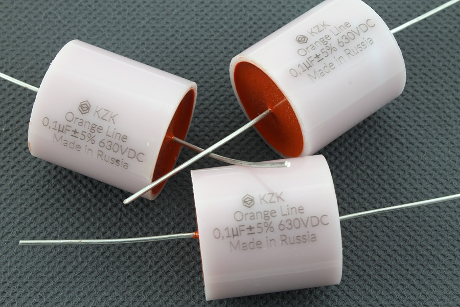 Конденсатор 0.1 мкф 100нф 630В пленочный неполярный KZK Orange Line ...