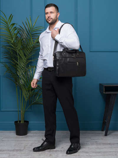 Сумка для ноутбука Rivoli black (арт. 1004-01)