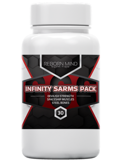 INFINITY SARM STACK (Ligandrol 6mg, Radarine 6mg, Ibutamoren - 6mg) от REBORN MIND NUTRITION