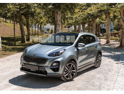 Пороги на Kia Sportage (2018-2021) Premium