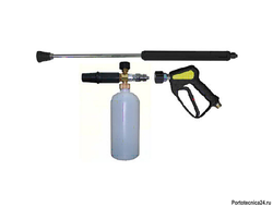 Пенокомплект (KW, ниппель нержавейка, муфта-байонет латунь, 250bar), копье L=60cm