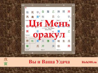 Ци Мень оракул - ответ на вопрос