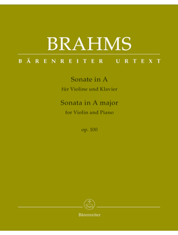 Brahms. Sonate A-dur op.100 f?r Violine und Klavier