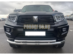 Защита переднего бампера двойная Папа Тюнинг d76/60 для TANK 700 2024-