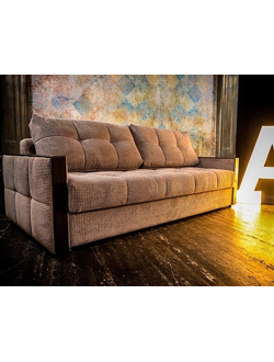 ДВУСПАЛЬНЫЙ ПРУЖИННЫЙ ДИВАН-КРОВАТЬ МАНХЭТТЕН, МЕТАЛЛОСКЕЛЕТ С МЕХАНИЗМОМ ПАНТОГРАФ, С ЯЩИКОМ И ПОДУШКАМИ