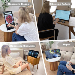 Портативный телевизор с сенсорным экраном 21.5" дюймов 6Gb/128Gb