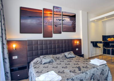 Модульная картина "Закат в раю"