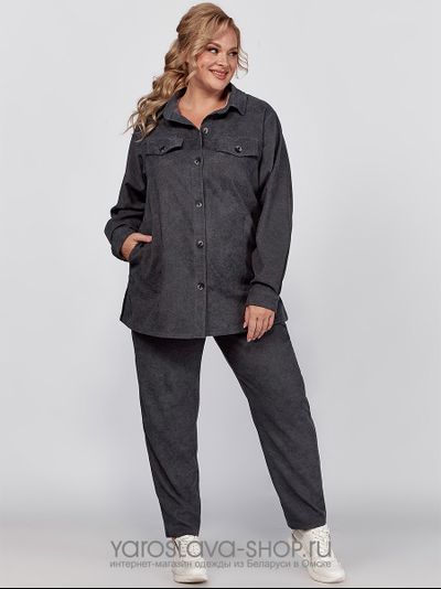 Костюм женский 2-х предметный, состоящий из рубашки и брюк