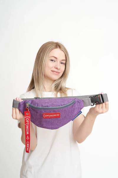 Сумка на пояс Optimum Mini RL, сиреневая