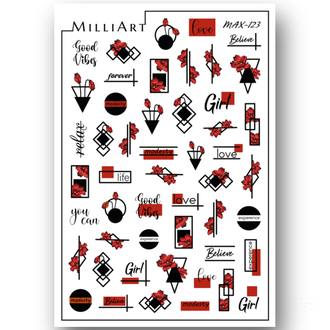 Слайдер-дизайн MilliArt Nails MAX-123