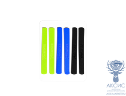 FreiAVIVER Компенсаторы для ламинирования ресниц (зеленый, синий, черный), 3 пары