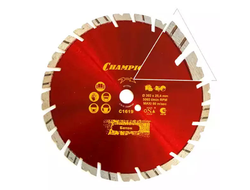 Диск алмазный CHAMPION универсальный ST 230/22,23/12 Fast Gripper (бетон, кирпич, тротуарная плитка)
