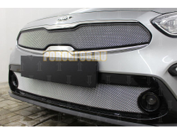 Защита радиатора KIA Cerato 2018- chrome низ