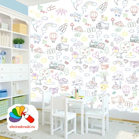 Обои раскраски 