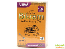 "ЧЕРНЫЙ ЧАЙ ТМ "БИКРАМ"  Гранулированный АССАМ, 100 Г + ПОДАРОК ЧАЙНАЯ ЛОЖКА"