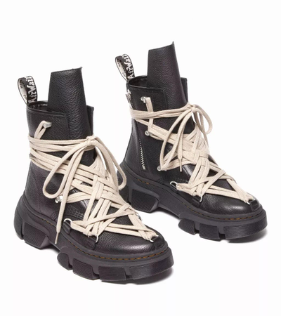 Dr Martens 1460 x Rick Owens Leather DMXL Platform Megalace Up Boots